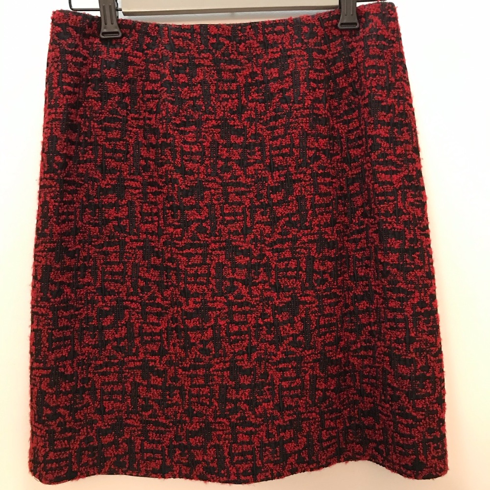 d Terrell tweed skirt